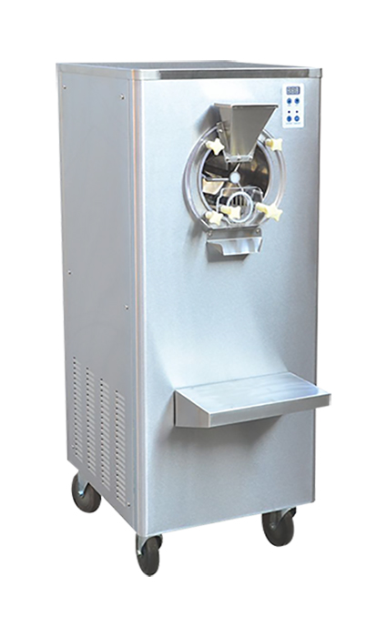 بار سفت کن یکی از تجهیزات مهم برای بستنی فروشیها، کافیشاپها، آبمیوهفروشیها و قنادیها برای تهیه بستنیها با طعمهای مختلف میباشد. این دستگاه پس از ریختن مایه بستنی و مواد اولیه در داخل آن، شرایط دمایی مناسبی را برای ایجاد بستنی از مواد اولیه که در درون مخزن آن قرار دارد، فراهم میکند. بار سفت کنها دستگاههای پرقدرت و با کیفیتی هستند که در مدلها و ظرفیتهای متنوع موجود می باشند. این دستگاه به طور خاص برای تولید انواع بستنی وانیلی، میوهای، جلاتو و سنتی طراحی و تولید شده است.